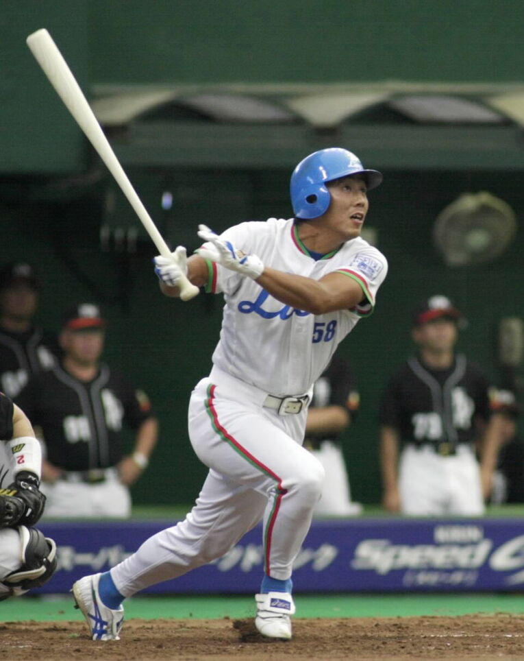 尽誠学園のOBで西武やソフトバンクでも活躍した宮地。広瀬と同じく大阪出身　©JIJI PRESS