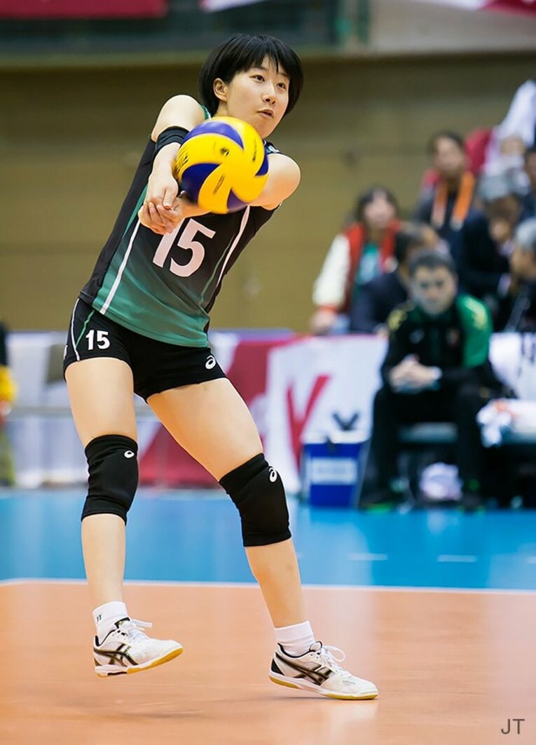 5月の黒鷲旗全日本男女選抜大会で2年ぶりの優勝を果たし、ベストリベロ賞に輝いた小幡。