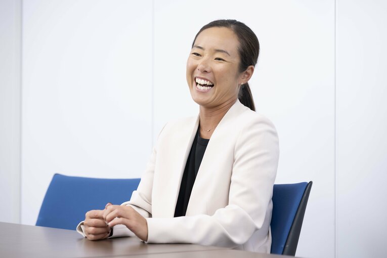 日本代表として東京五輪に出場、現在は選手会長を務める村上めぐみさん　©Asami Enomoto