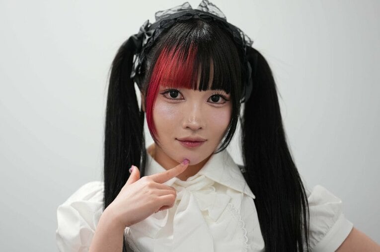 「世界一かわいいのは？」「伊藤ちゃん」伊藤麻希（Maki Itoh）は4月26日、横浜アリーナの第1試合でなつぽいと戦う ／ photograph by Essei Hara