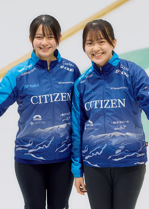 SC軽井沢クラブの上野結生（左）、美優