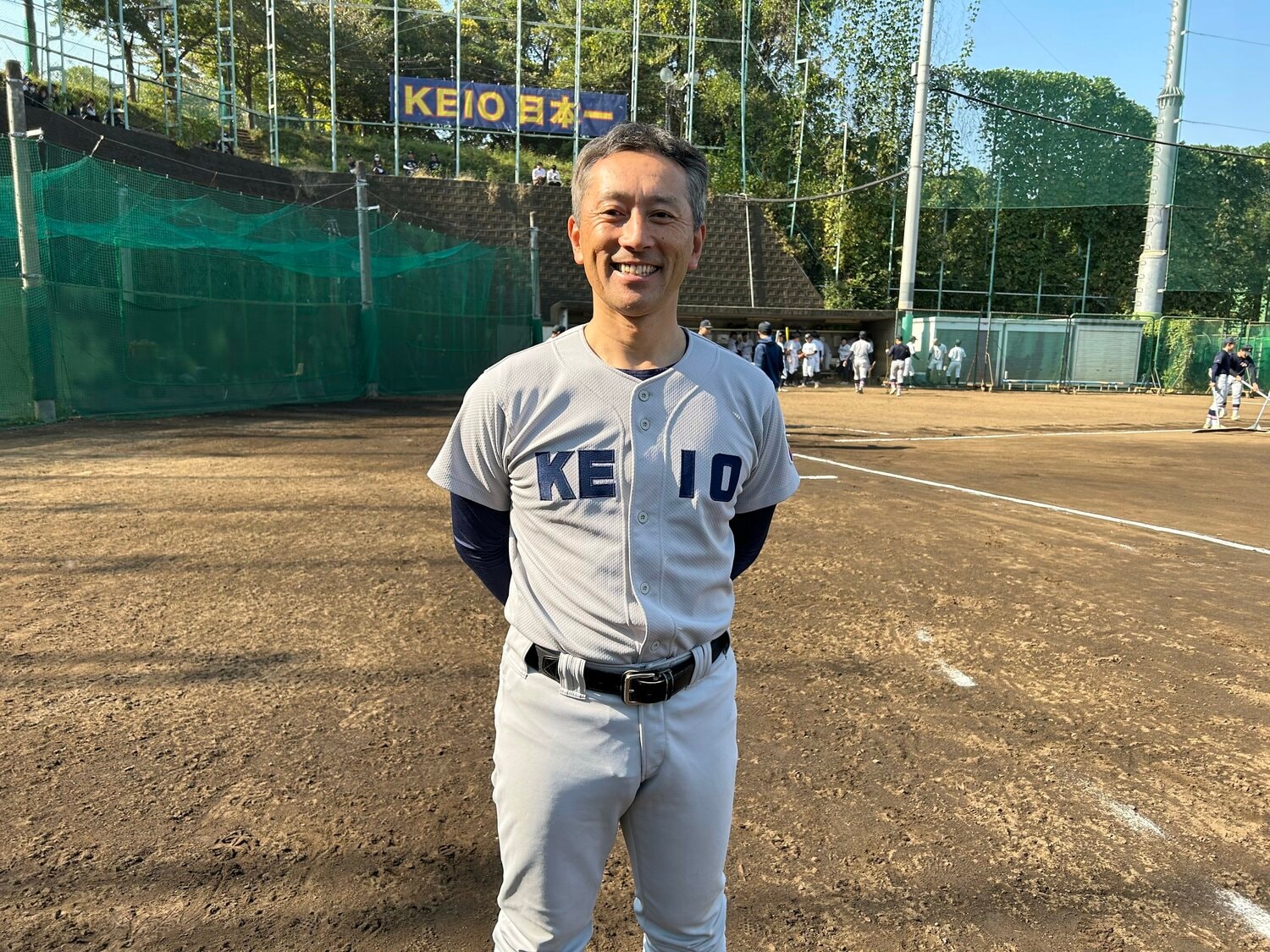 取材に応じてくれた森林監督　©Kou Hiroo