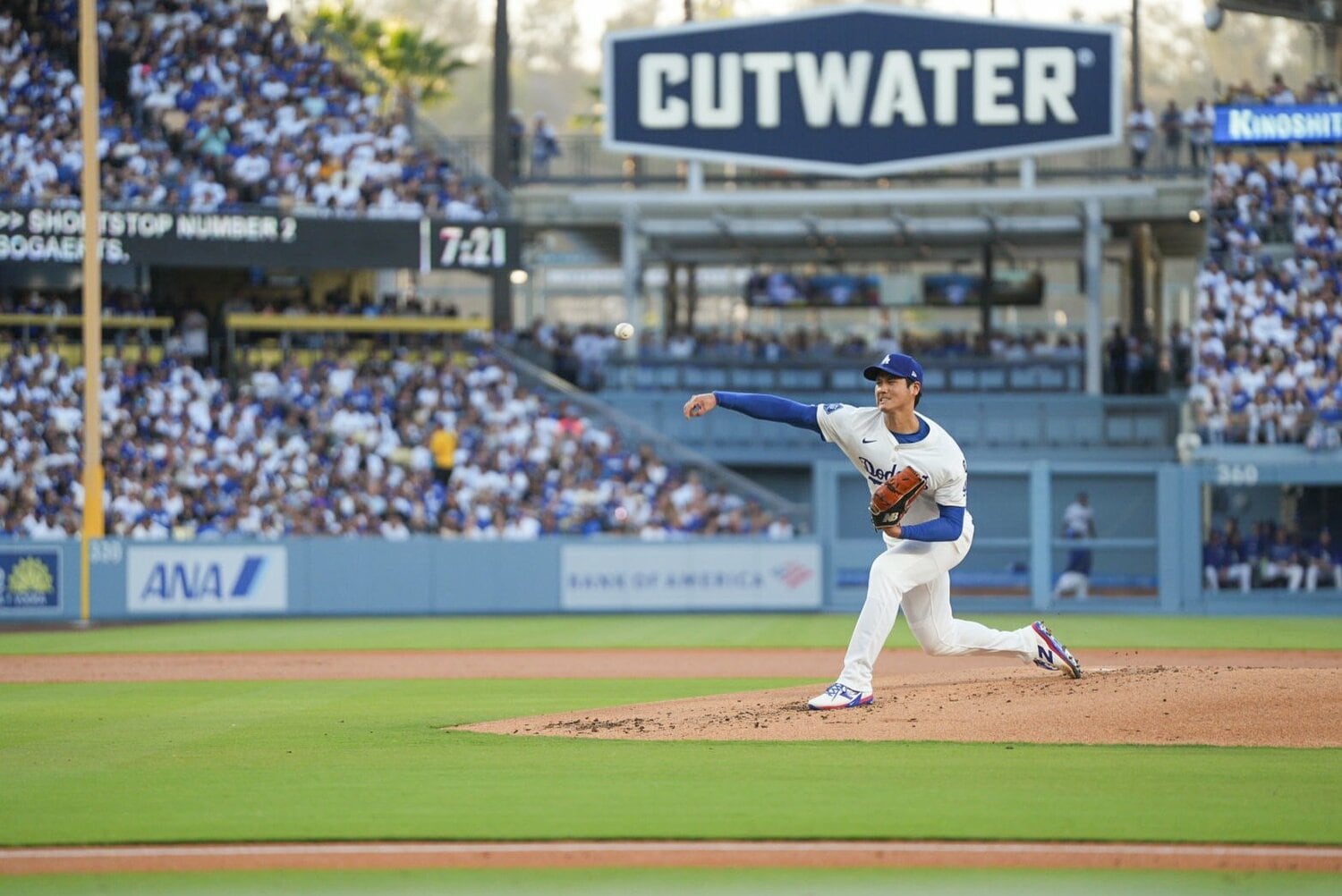 復帰戦の内容は、28球を投げ2安打1失点　©Getty Images