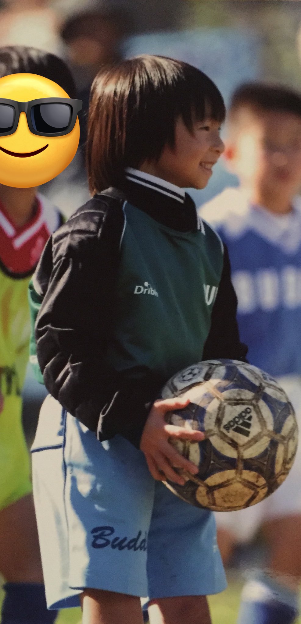 サッカーに夢中だった5歳の頃（本人提供）