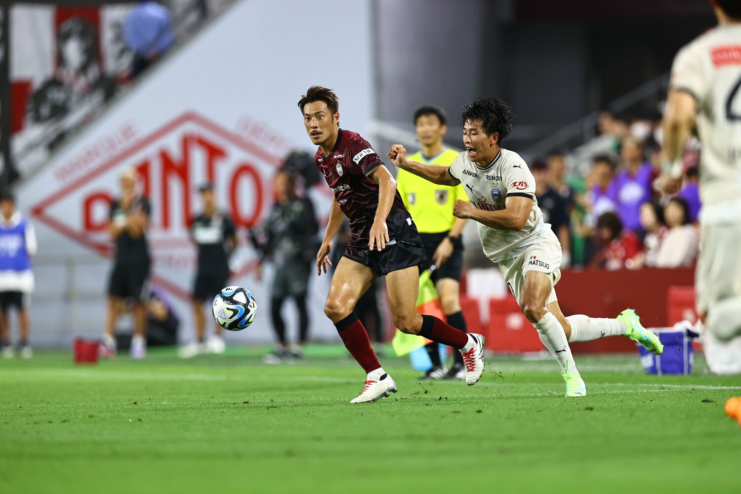 京都サンガから獲得したDF本多勇喜（33歳）。加入1年目の昨季は32試合に出場し、優勝に貢献　©J.LEAGUE