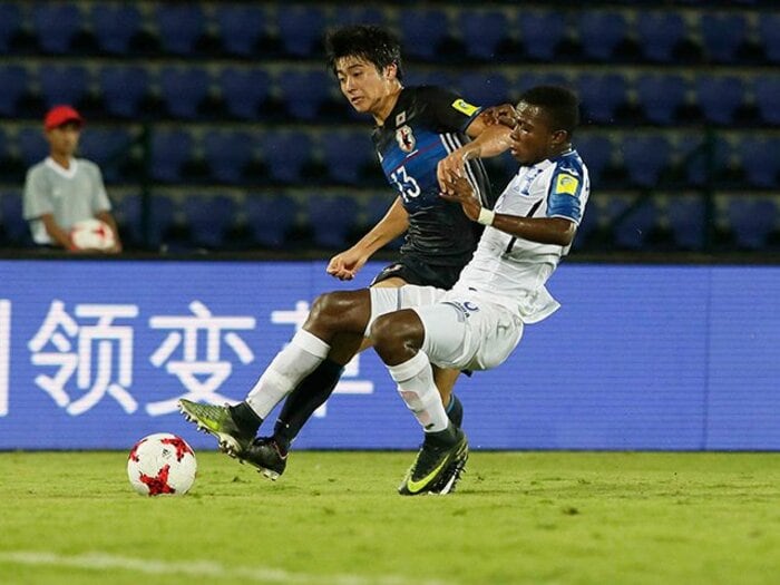 U-17日本代表は久保だけじゃない!W杯初戦で3得点、中村敬斗とは何者。<Number Web> photograph by AFLO