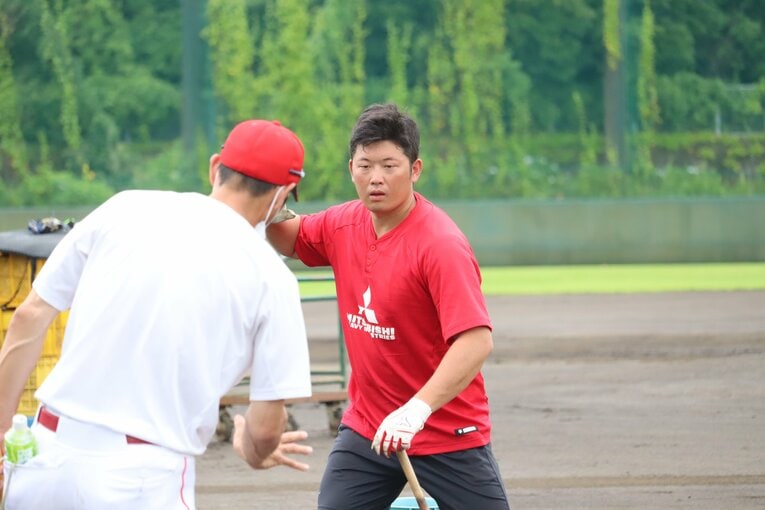 　二橋大地28歳。現在は社会人野球の三菱重工Eastでプレーする ©Genki Taguchi