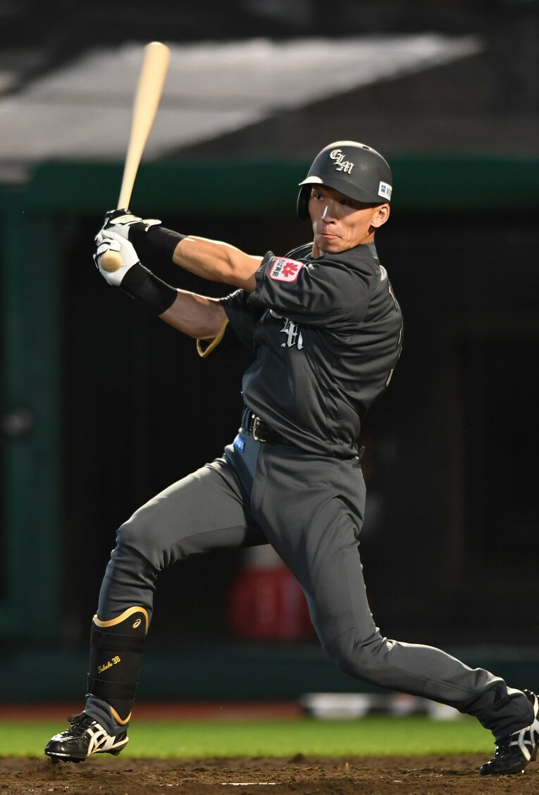 ロッテ・高部　©︎JIJI PRESS