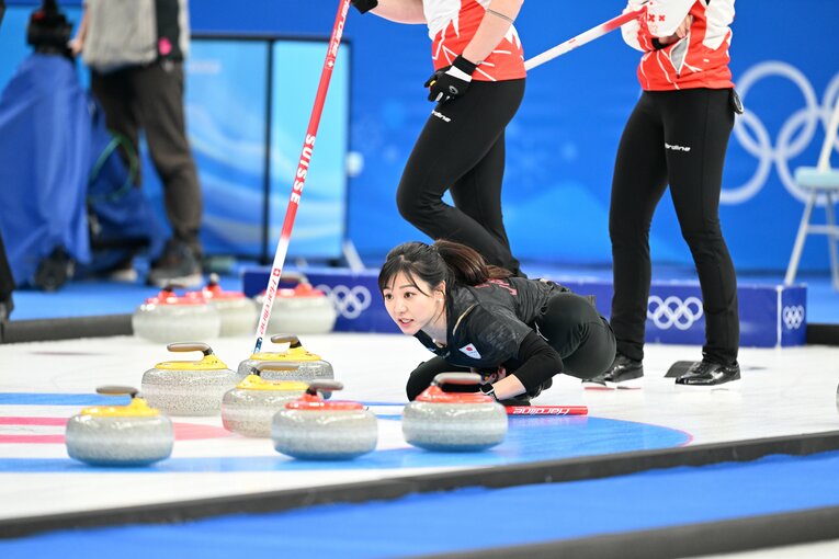 明るい笑顔と声出しでチームを牽引したサードの吉田知那美　©Naoya Sanuki/JMPA