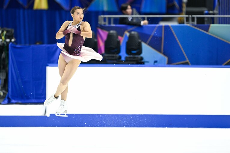 NHK杯で圧巻の演技を見せ、優勝を果たした坂本花織　©Asami Enomoto