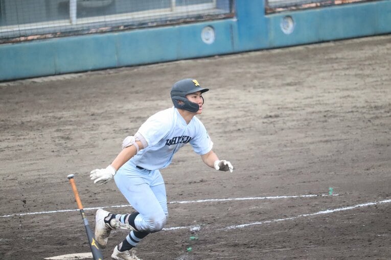 今夏の福島県大会では3割8分5厘の打率を残すなど、結果は悪くないように見えるのだが…？　©︎Genki Taguchi