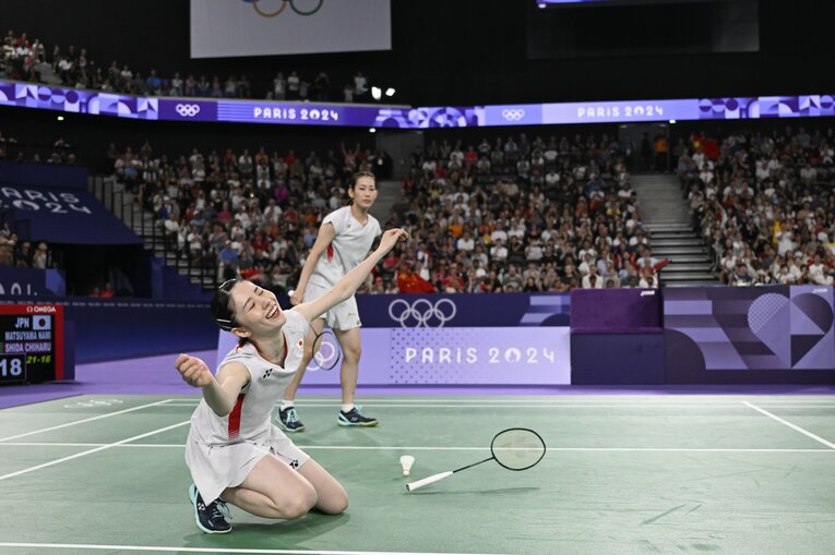 中国ペアとの準決勝　©Asami Enomoto/JMPA