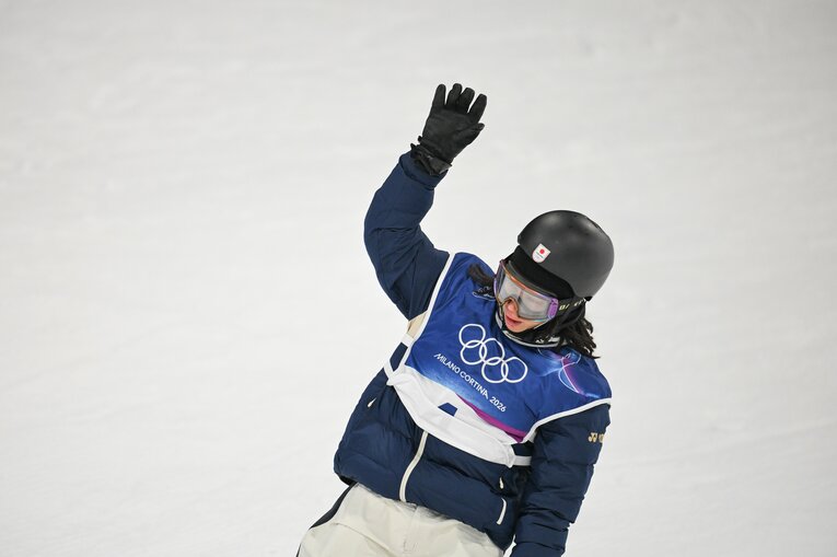 ミラノ五輪男子ハープパイプ決勝【スワイプするとそのほかの写真もご覧になれます】　©Nanae Suzuki／JMPA