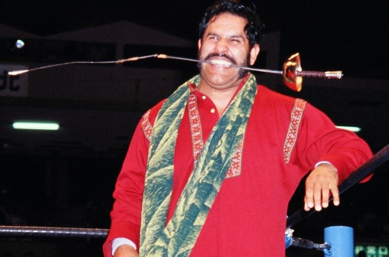 旭日双光章を受章したタイガー・ジェット・シン ／ photograph by AFLO