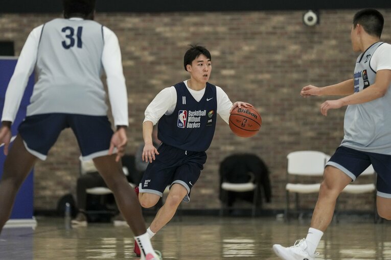 BWBグローバルキャンプの様子　©︎NBA