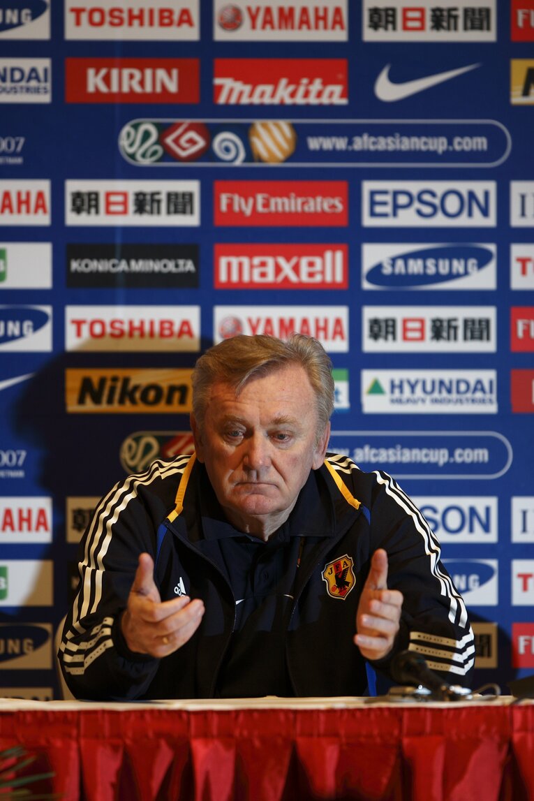 2007年アジア杯でのオシム監督　©Takuya Sugiyama