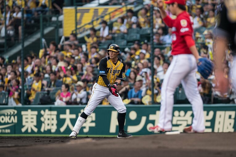 糸井嘉男は2016年オフ、金本知憲監督の熱烈な誘いを受けて、阪神に移籍した ©Nanae Suzuki