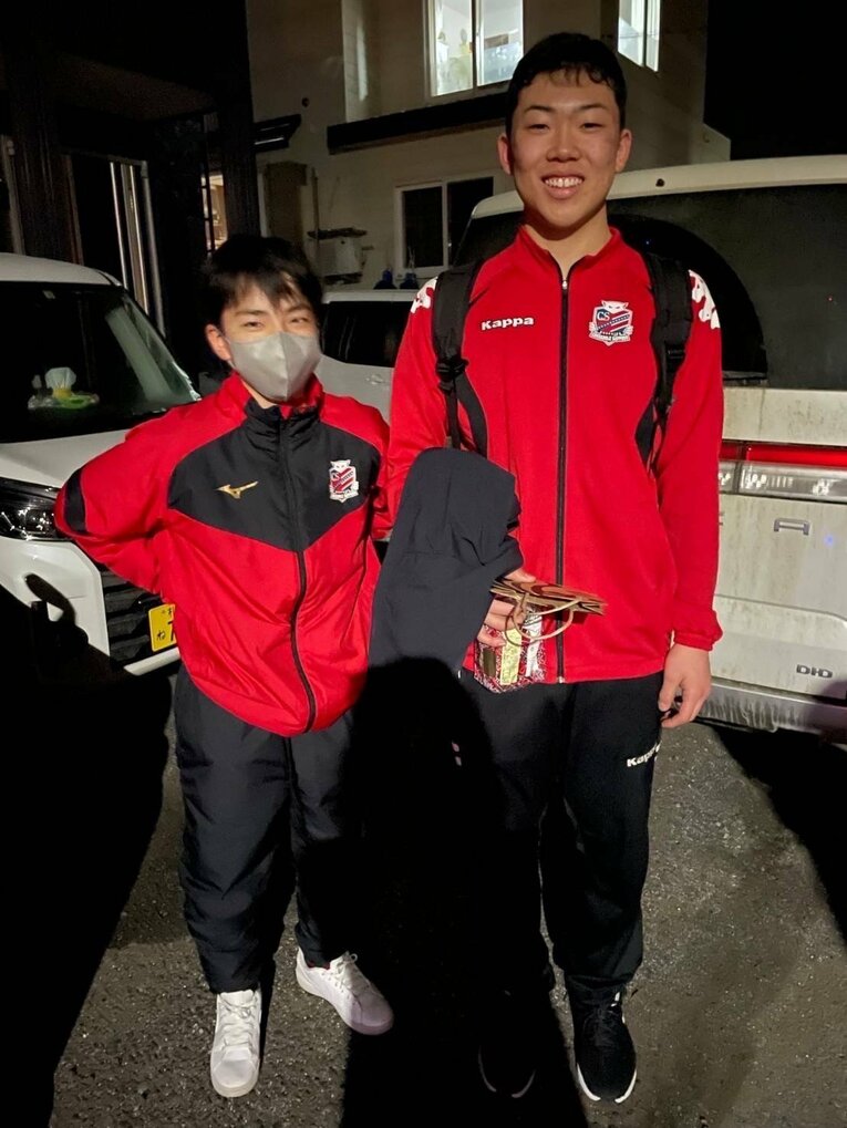 札幌U-15時代の桑原脩斗（ご家族提供）