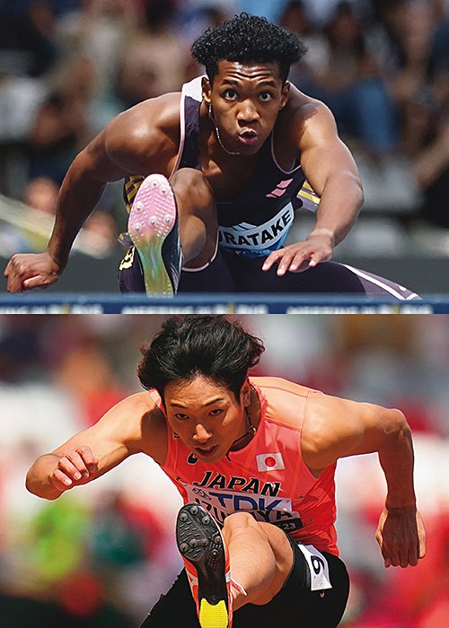 決勝進出、そしてメダルの期待がかかる泉谷（左）と村竹