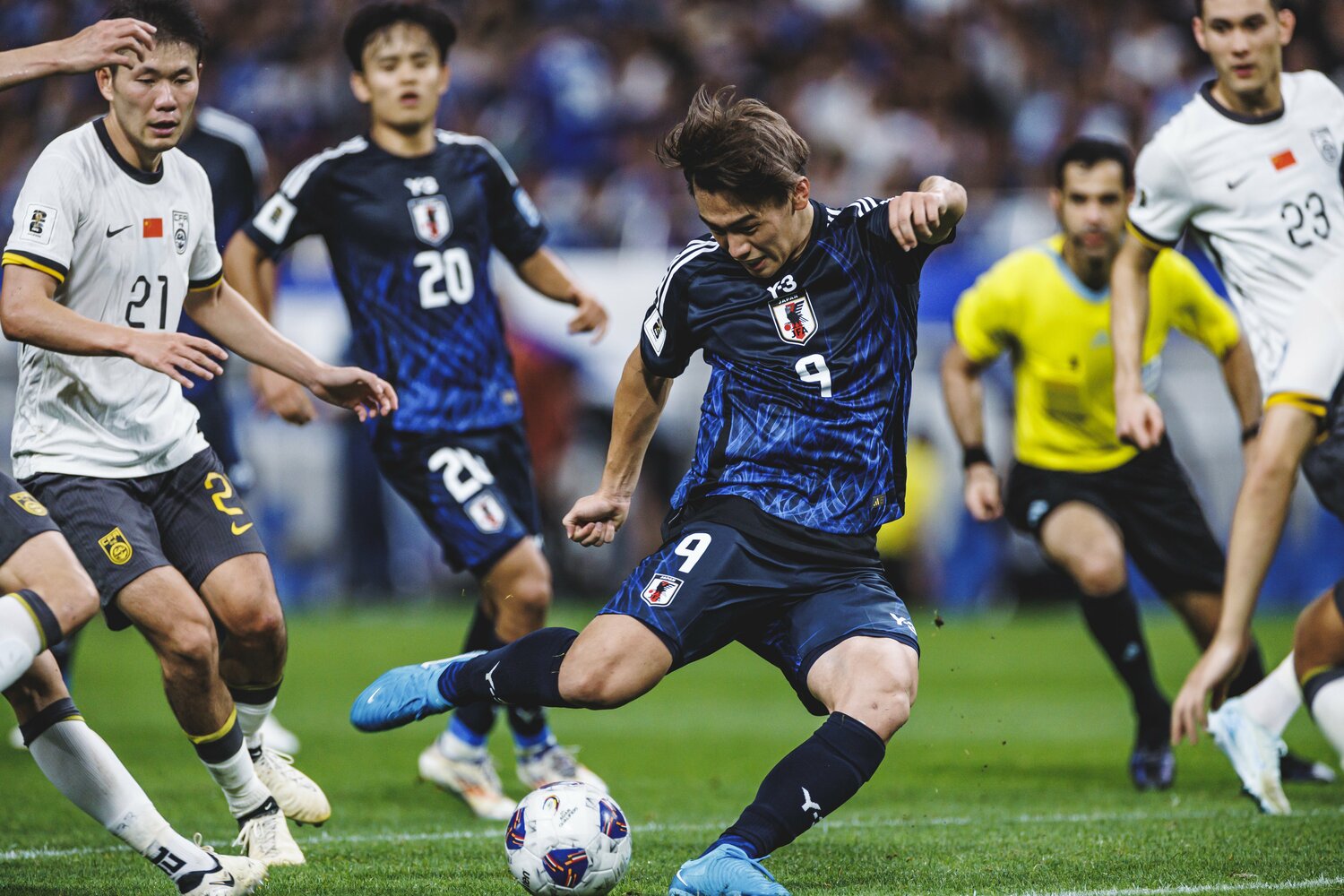 やはりアジアレベルに比べると、フィニッシュの局面では難しさを感じる90分間となった　©Kiichi Matsumoto