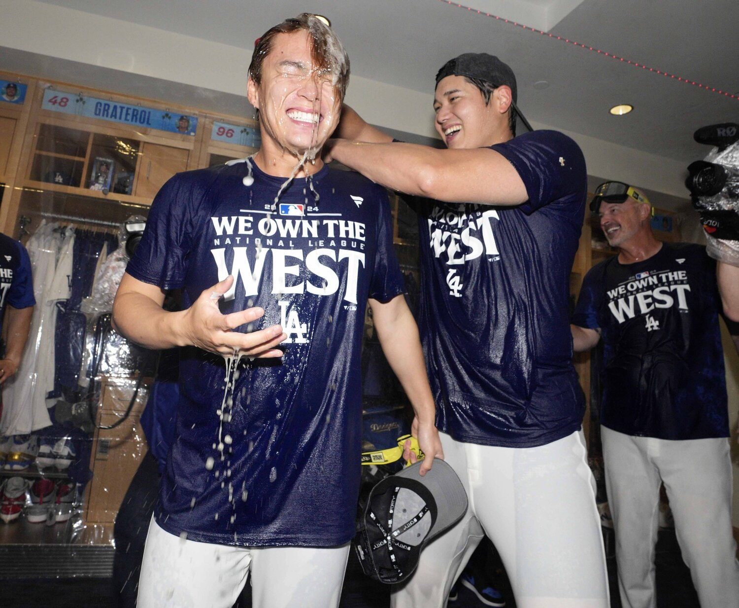 今季、リーグ最高勝率でシーズンを終えたドジャース。10月5日からポストシーズンが始まる ©JIJI PRESS