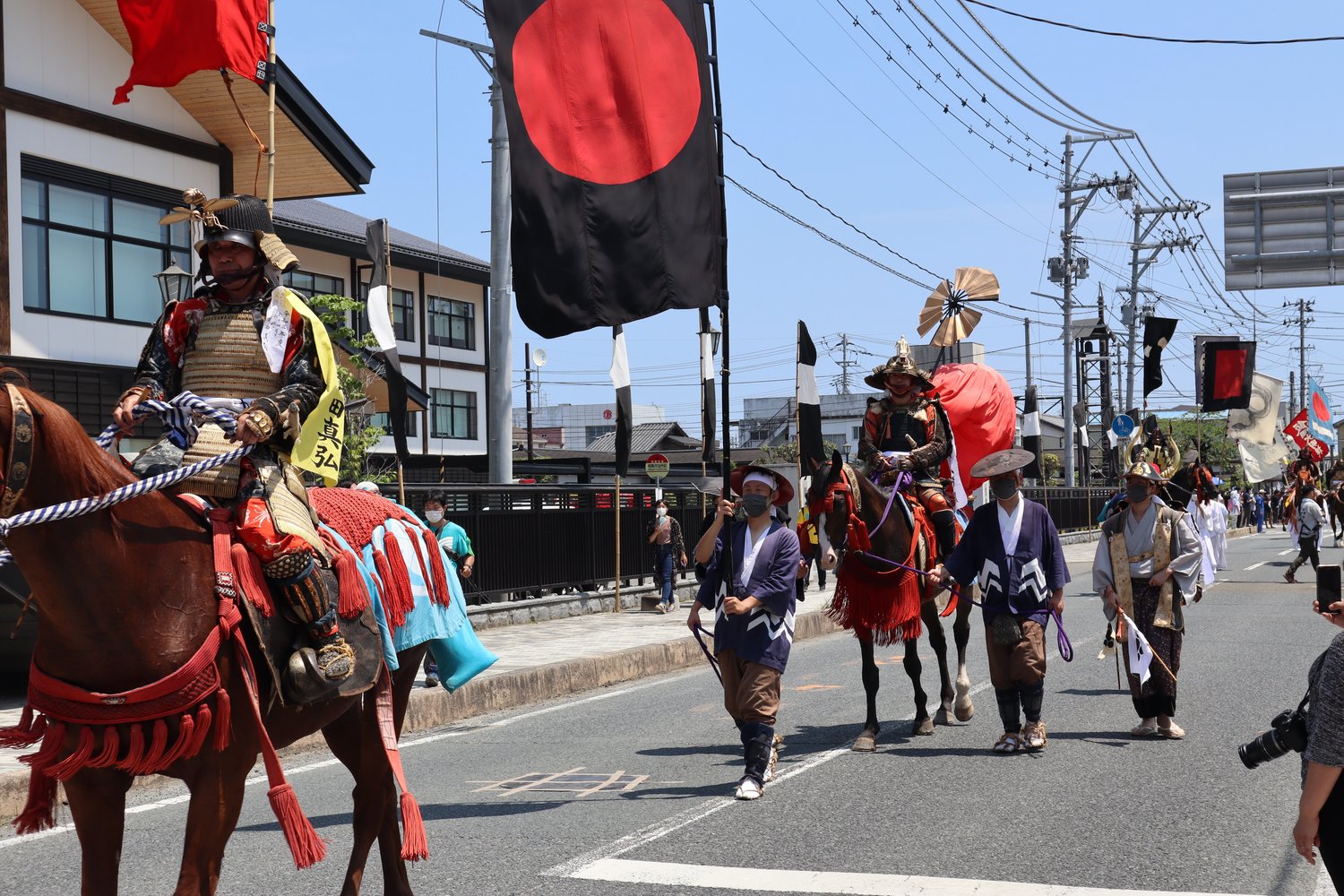 今年の騎馬行列の様子