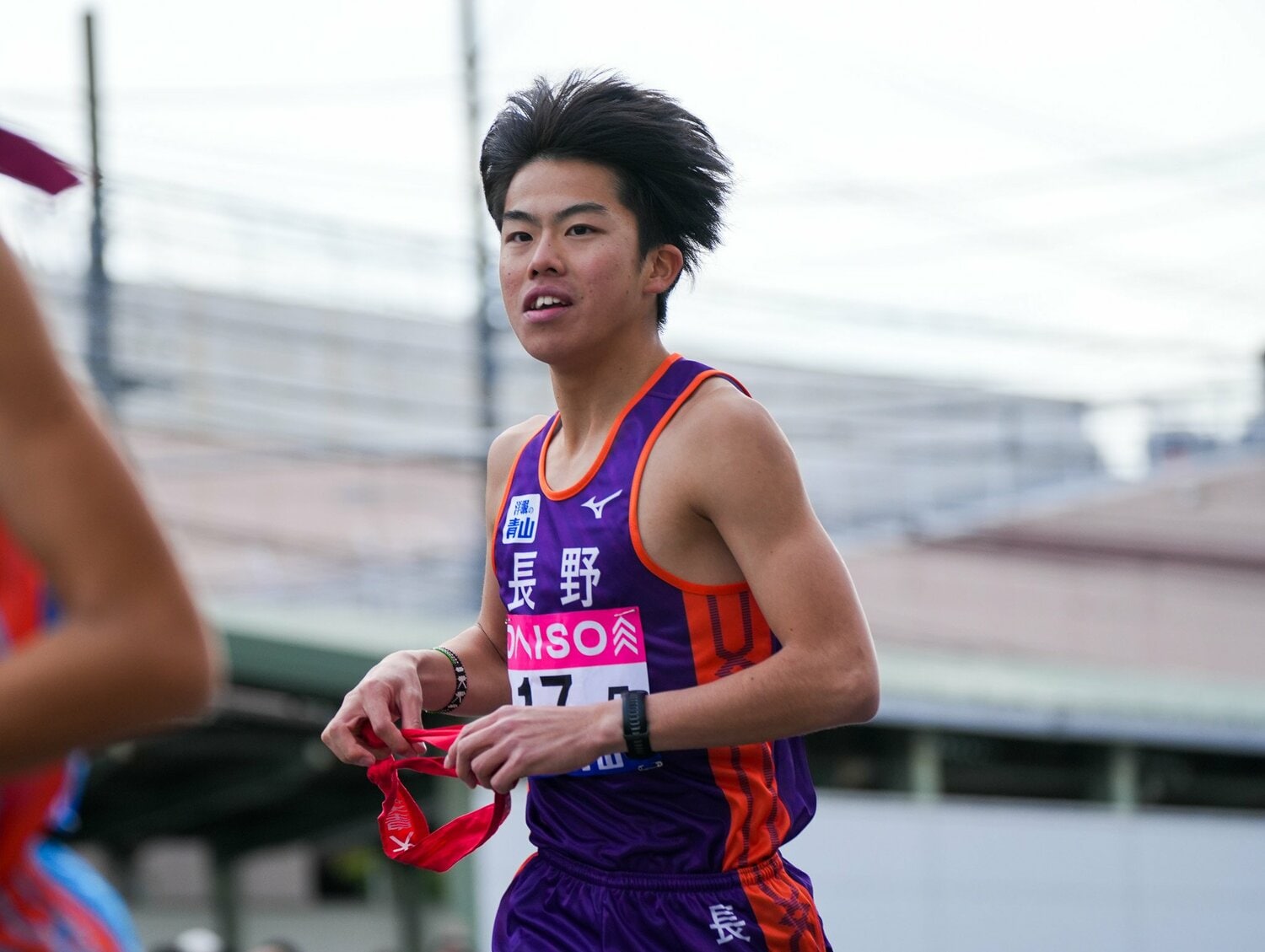 5区で驚異的な区間新記録を叩き出した佐々木（長野・佐久長聖高）　©︎Satoshi Wada