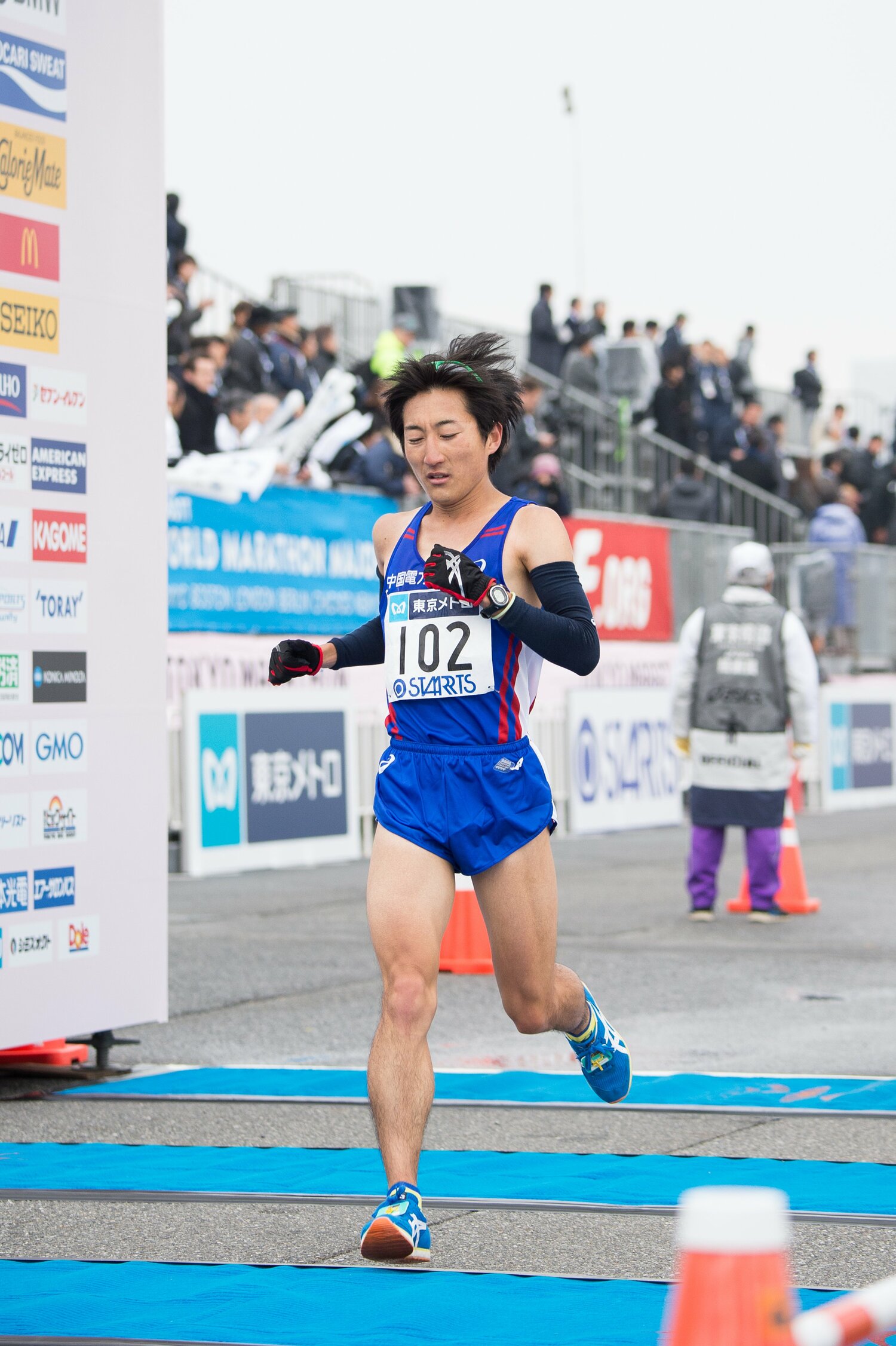 2015年の東京マラソンは13位。翌年の同大会が現役最後のレースになった ©Nanae Suzuki