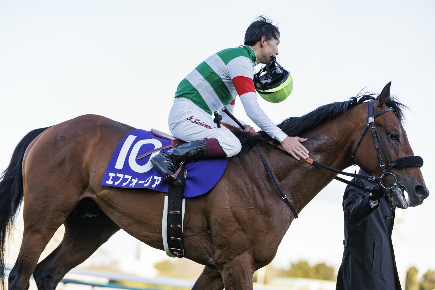 2021年有馬記念で優勝したエフフォーリアと横山武史騎手　©︎Kiichi Matsumoto