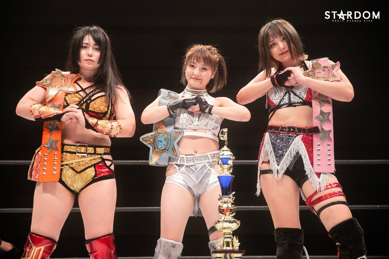 10月3日の名古屋大会にてアーティスト・オブ・スターダム王座を獲得 ©STARDOM