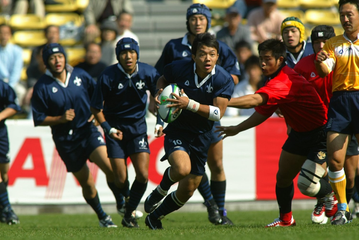 立教大時代の西田©Ryuichi Kawakubo/AFLO