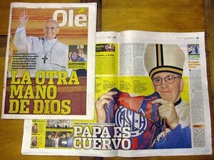 新ローマ法王をマラドーナも祝福！“神の手”再来に熱狂のアルゼンチン。