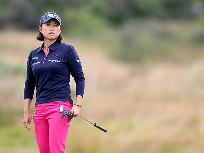 復活優勝を目指して。～ゴルフ・原江里菜の“ブランク”～＜Number Web＞ photograph by AP/AFLO