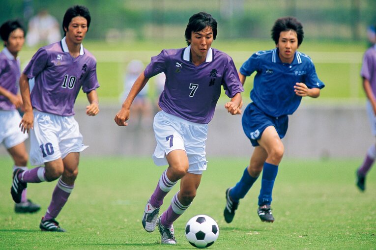 藤枝東時代の長谷部誠　©︎AFLO