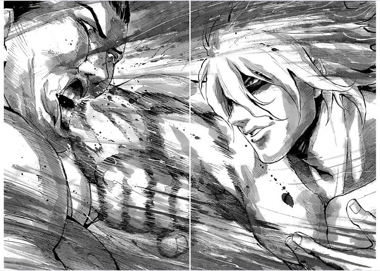 白髪の力士、蔵王。――『すまひとらしむ』第1話(49)