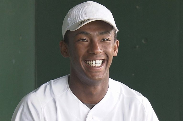 中日から1位指名された上武大学のブライト健太外野手（4年・185cm85kg・右投右打・都立葛飾野高）