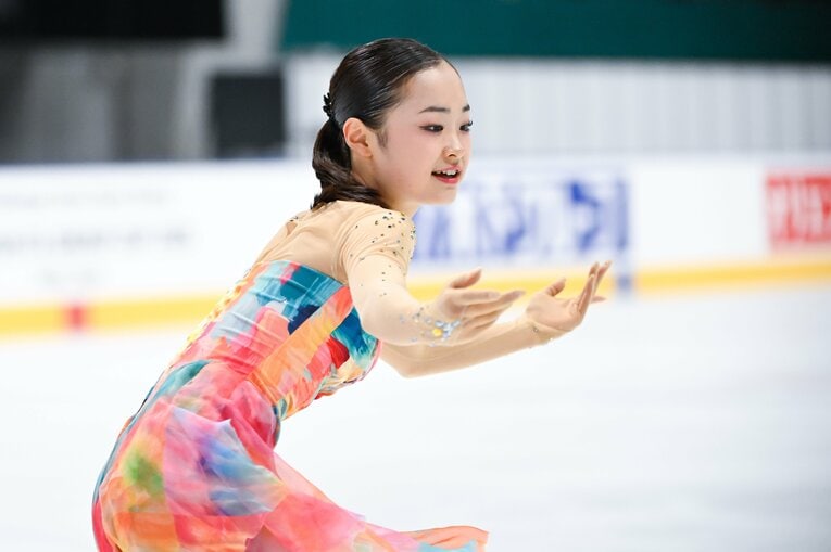 木下グループ杯、島田麻央のFS演技　©️Asami Enomoto