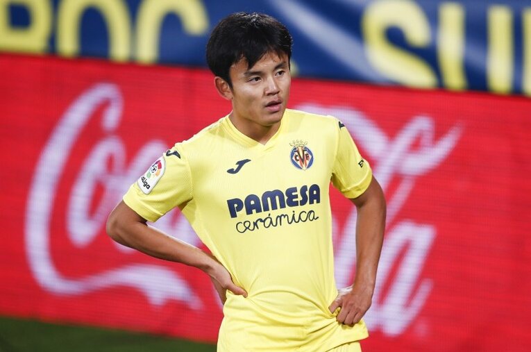 バジャドリード戦、後半途中からの出場となった久保建英 ／ photograph by Getty Images