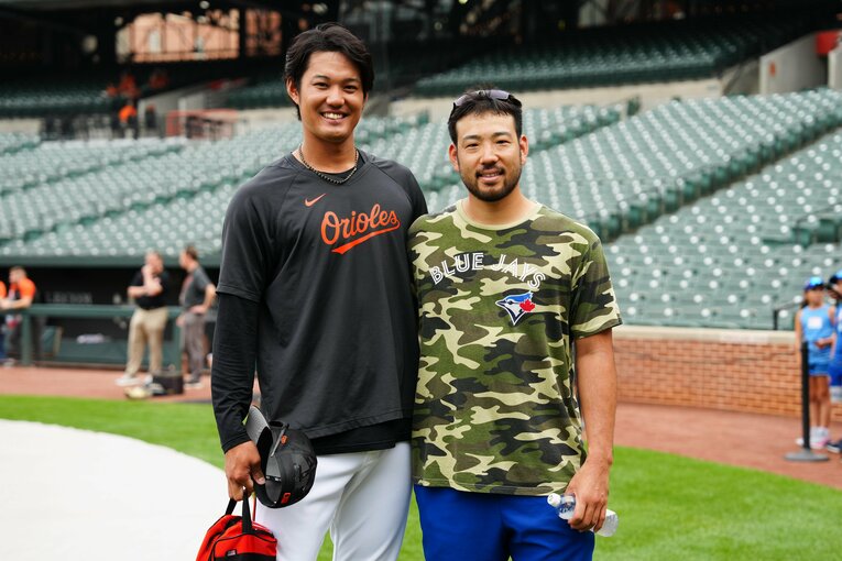 オリオールズ・藤浪晋太郎とブルージェイズ・菊池雄星　©Getty Images