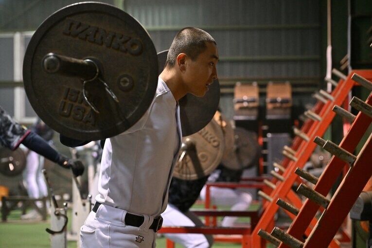 大阪桐蔭の練習風景（2022年）　©︎Hideki Sugiyama