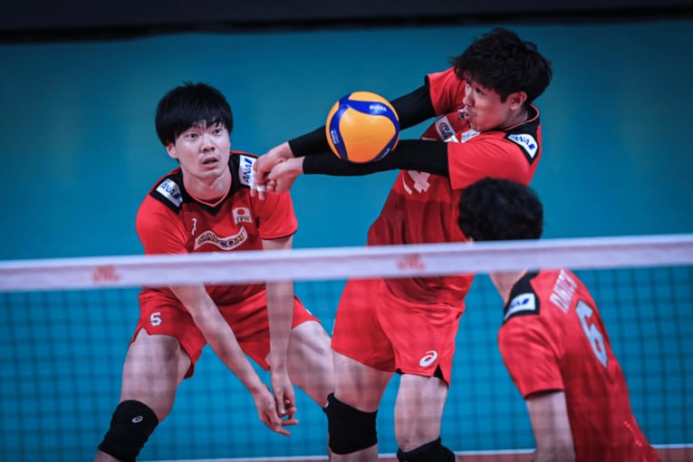 ネーションズリーグ・スロベニア戦　©︎FIVB