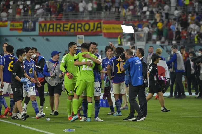 スペイン戦　©Koki Nagahama／JMPA