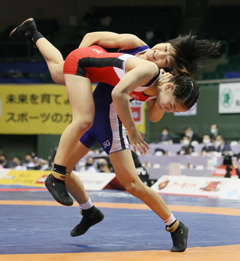 122連勝を達成した19歳の藤波朱理　©JIJI PRESS