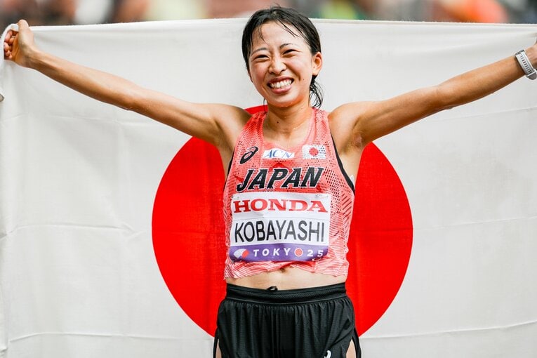 マラソンサークル所属だった大学卒業からわずか2年で世界の7位にまで駆け上がった小林香菜　©Nanae Suzuki