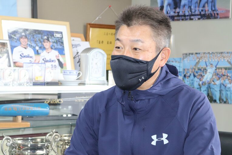 日体大・古城隆利監督　©︎Mamu Takagi