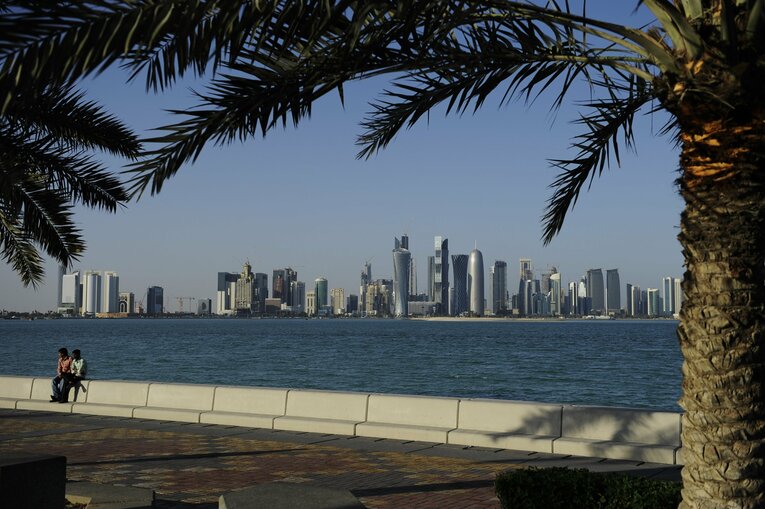 カタールの街中（2011年）　©Takuya Sugiyama