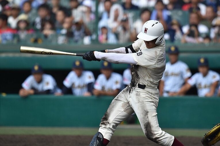 1年生から積み重ねた通算本塁打は111本。 ／ photograph by Hideki Sugiyama