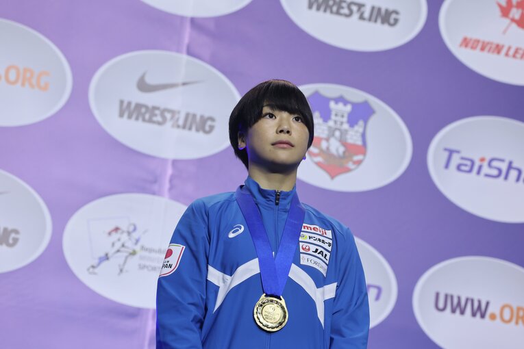 前人未到の連勝記録を更新中の藤波朱理　©Getty Images