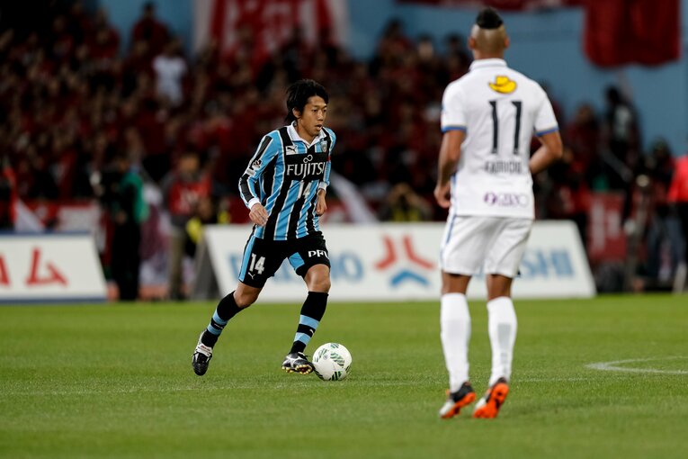 現役時代の中村憲剛　©Sports Graphic Number