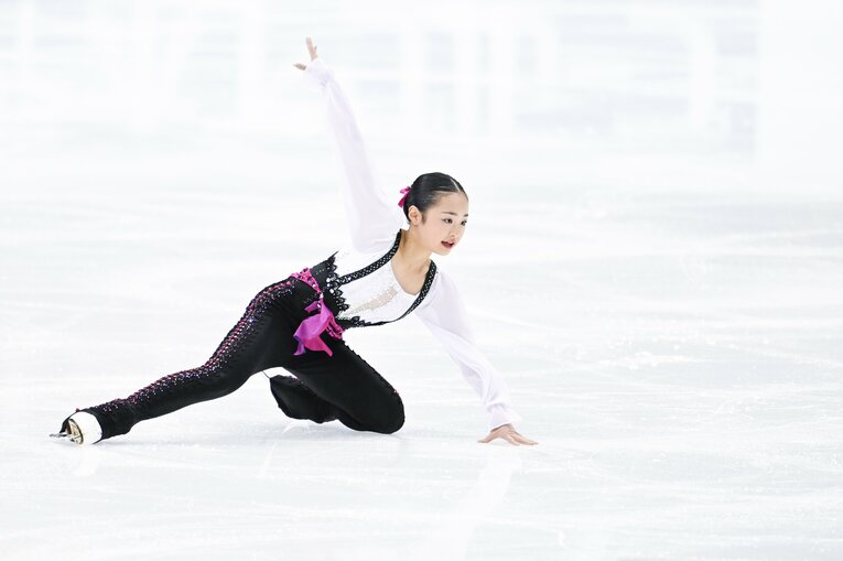 2023年全日本選手権、島田麻央の演技　©︎Asami Enomoto
